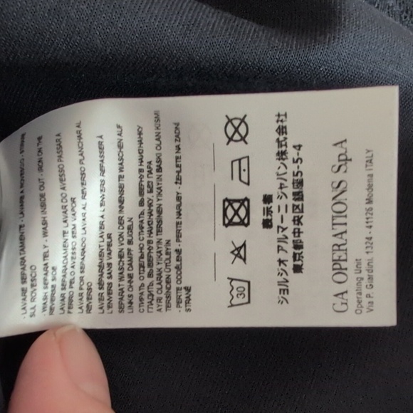 Armani Exchange Charcoal Crewneck Sweatshirt - Picture 7 of 7